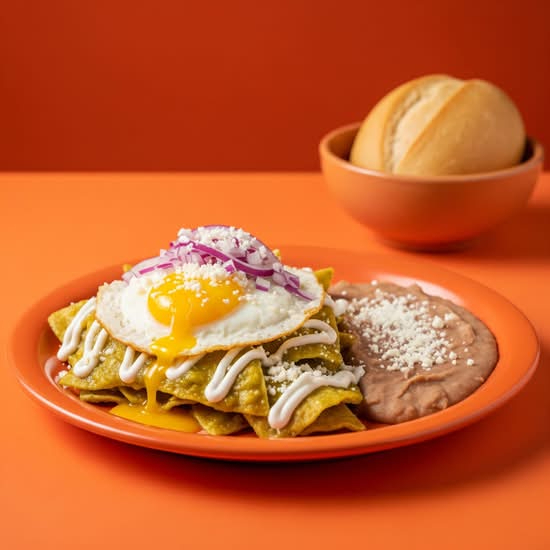 Chilaquiles con Huevo (Estrellado o Revuelto)