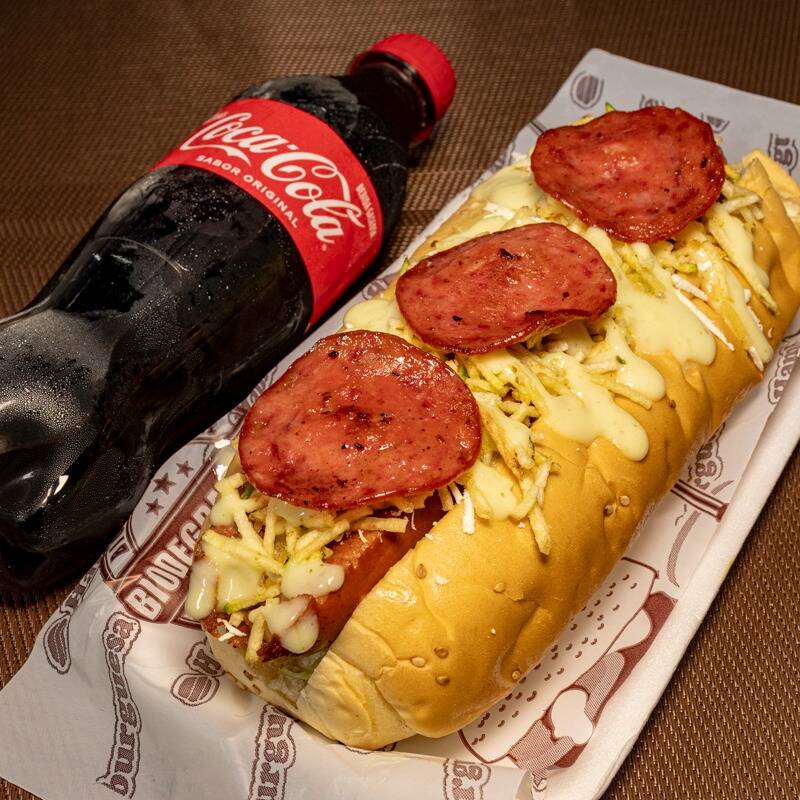 Perro Miti Suizo + Coca Cola 400Ml