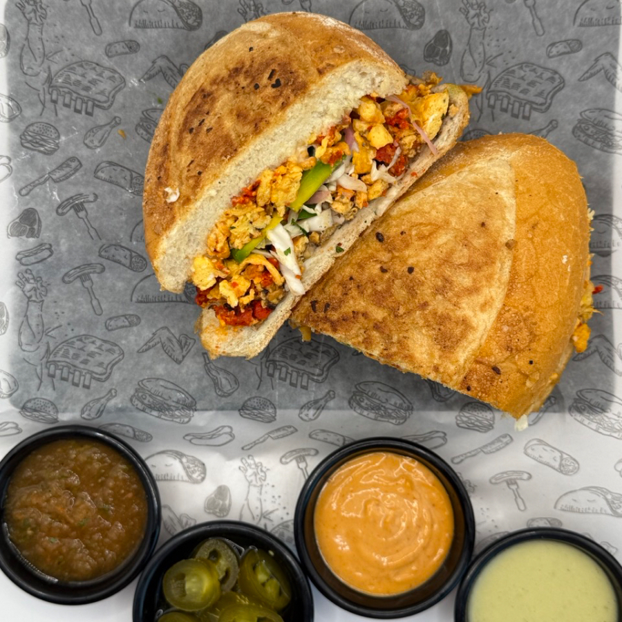 TORTA DE HUEVO CON CHORIZO