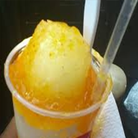 Raspa de Almibar Mango con Chile (si Pica )