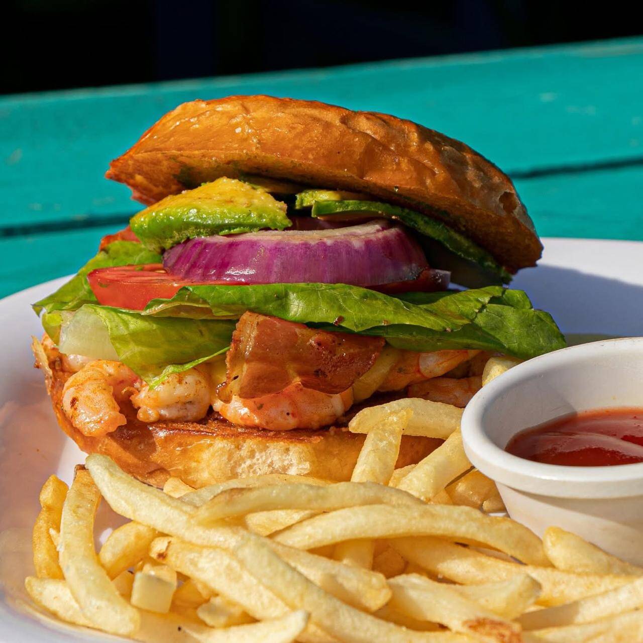 Hamburguesa de Camarón