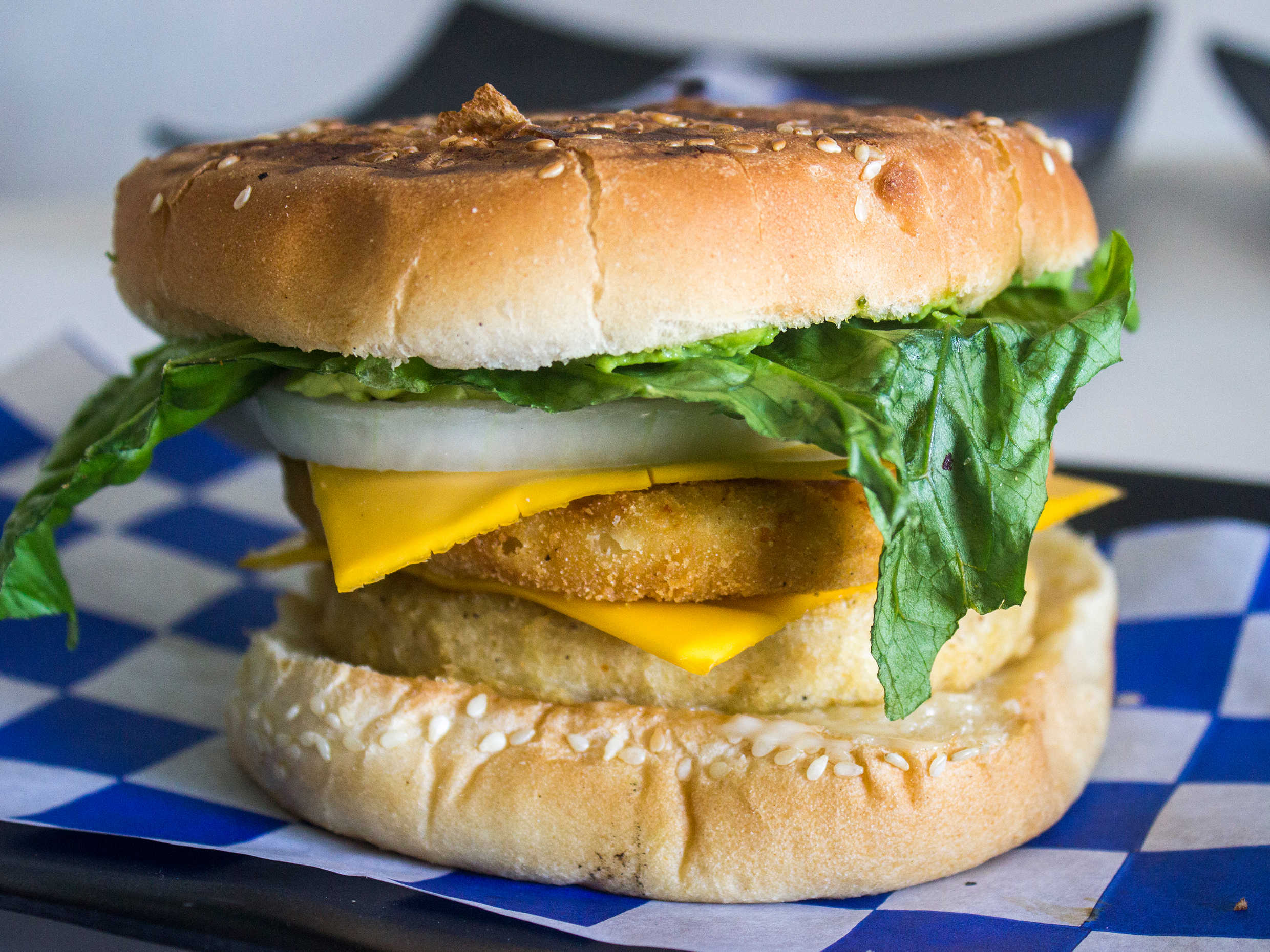 Hamburguesa de Pollo Empanizada