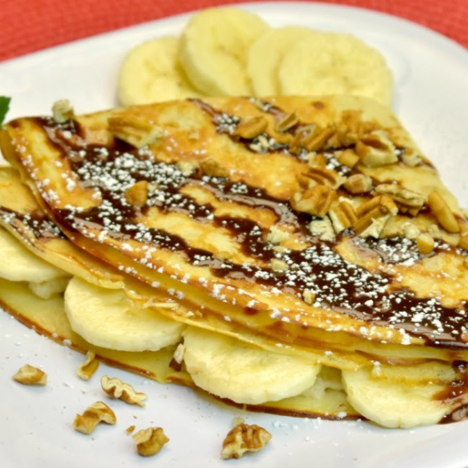 Crepa de Queso Philadelfia con Platano