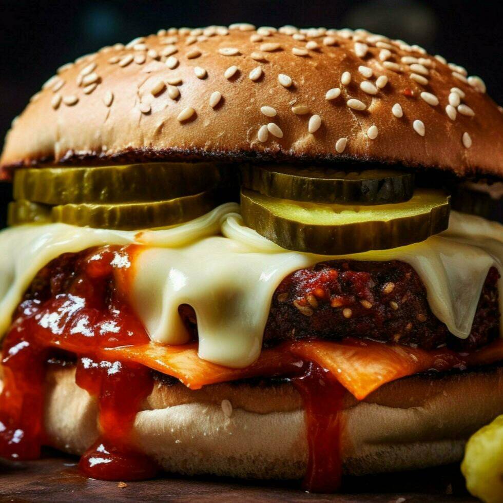Happy BBQ Burger