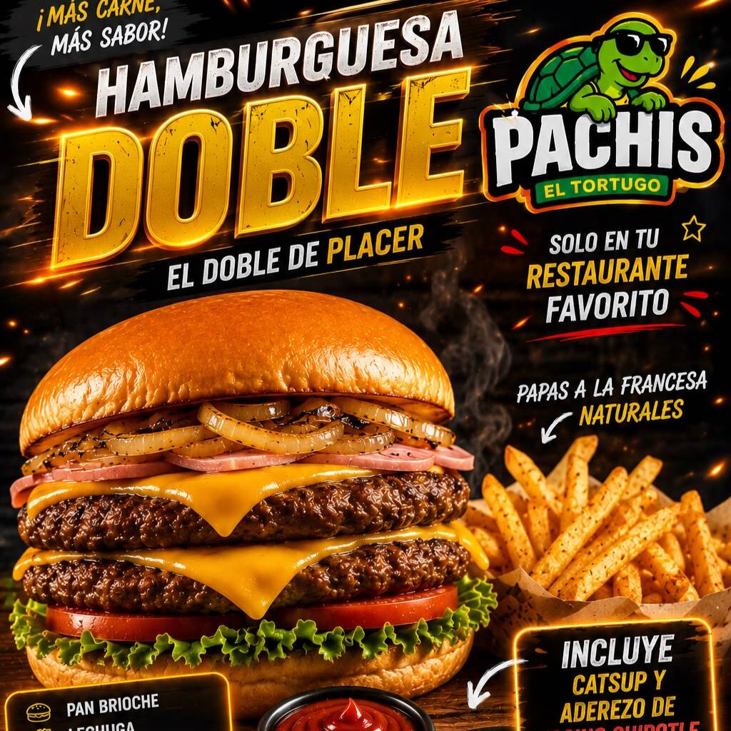 HAMBURGUESA DOBLE
