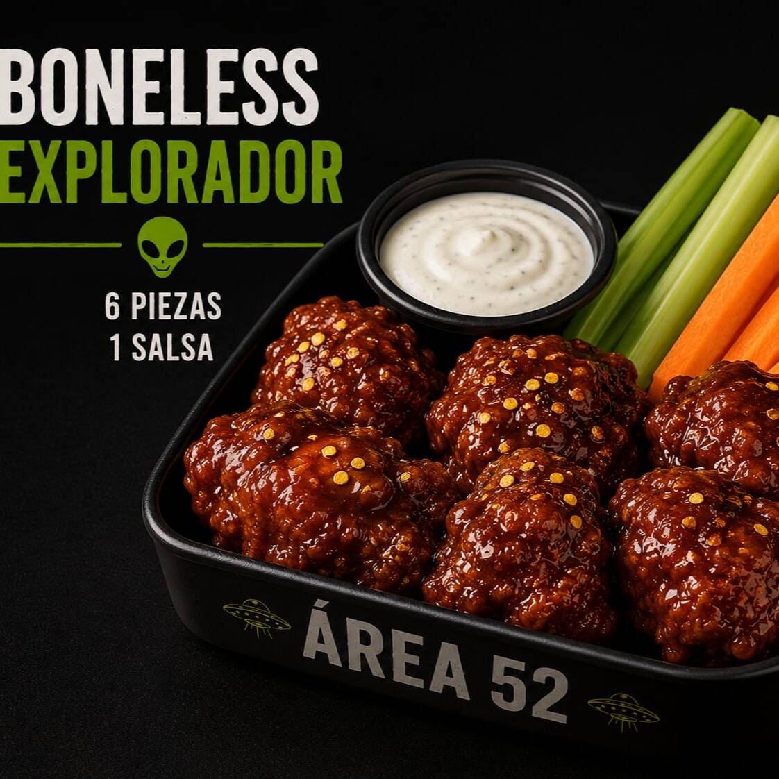 Boneless Explorador (6 Pzas)
