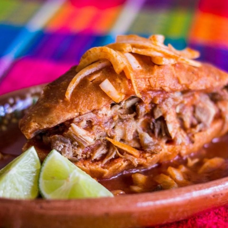 Torta Ahogada de Carnitas