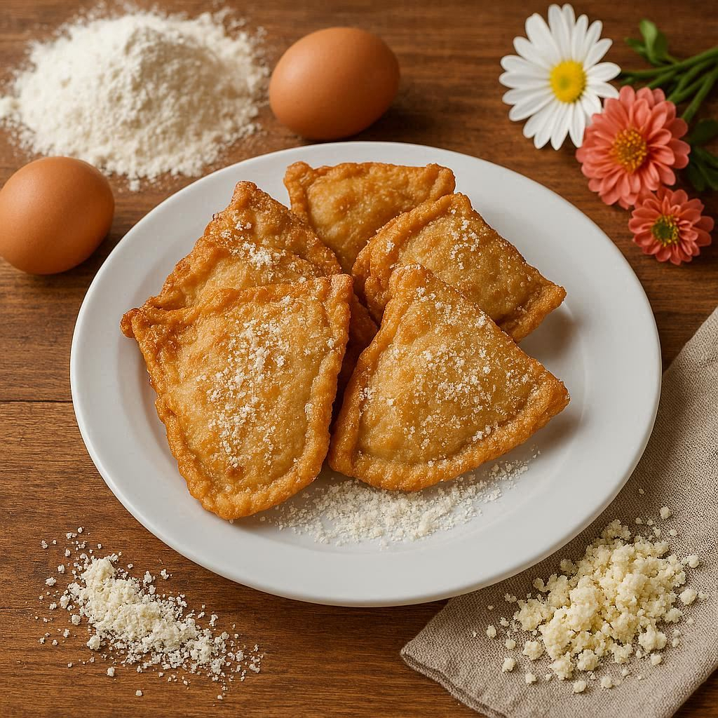Pastelito Tabasqueño de Queso con azúcar