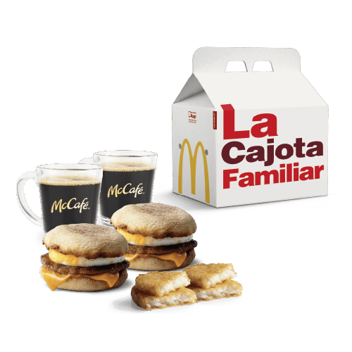 Cajota Familiar Clásica Desayuno para dos personas