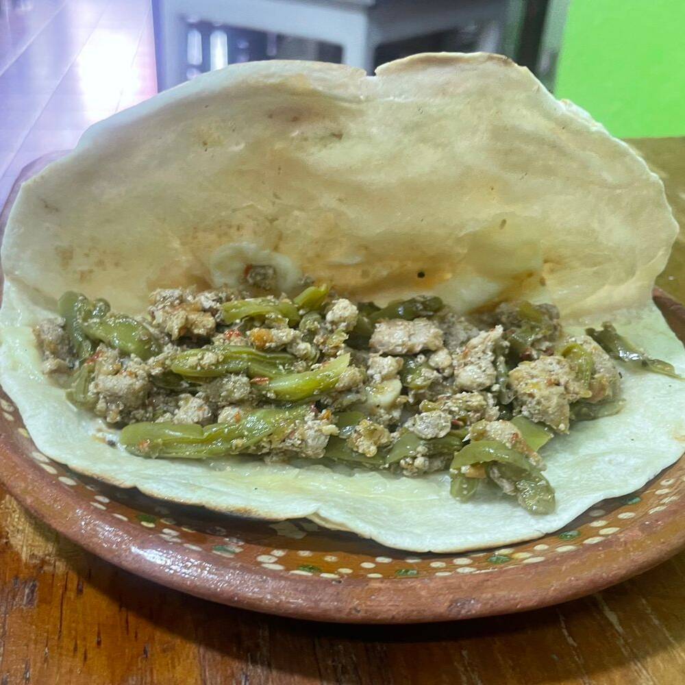 Quesadilla de Papas a la Mexicana