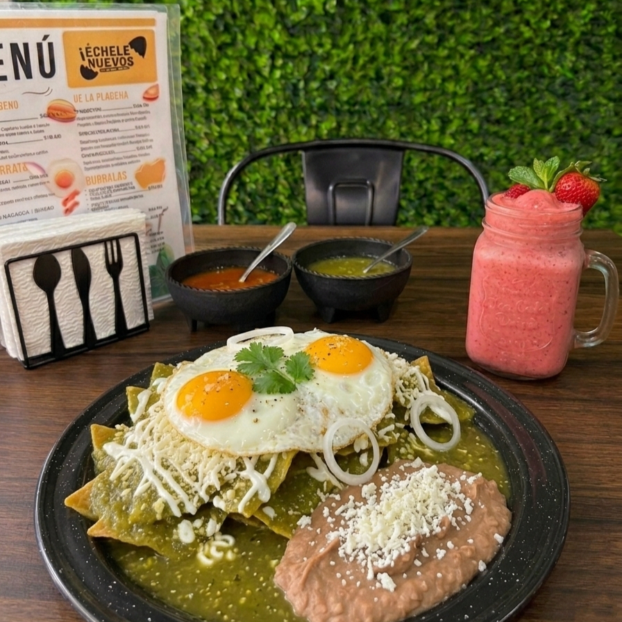 CHILAQUILES MONTADOS VERDES