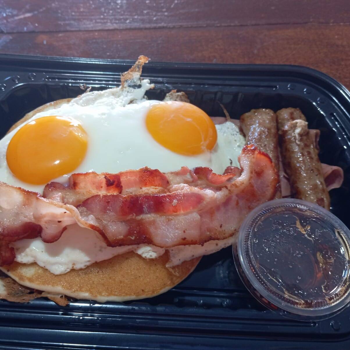 hot cakes con huevo