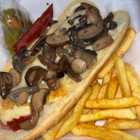 Hot Dog Pizzero De Champiñones Jumbo
