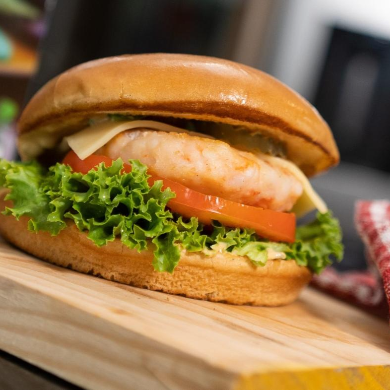 Hamburguesa de Camarón