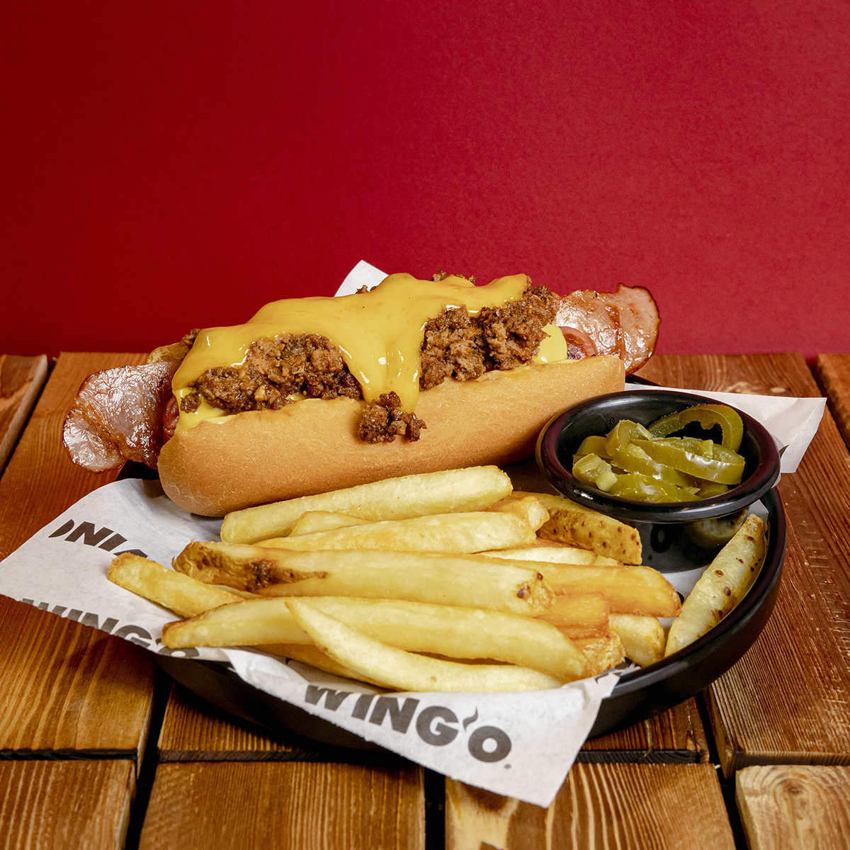 Chili dog + bebida