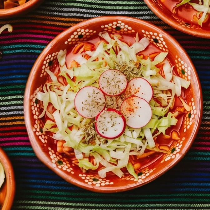 Pozole+Bebida