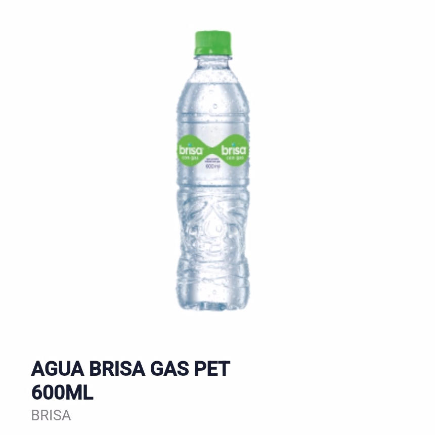 Agua Brisa con Gas 600 ml