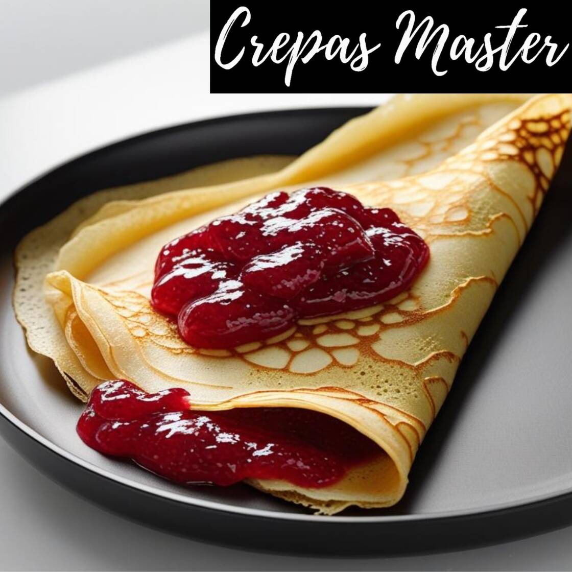 Crepa de Mermelada de Fresa