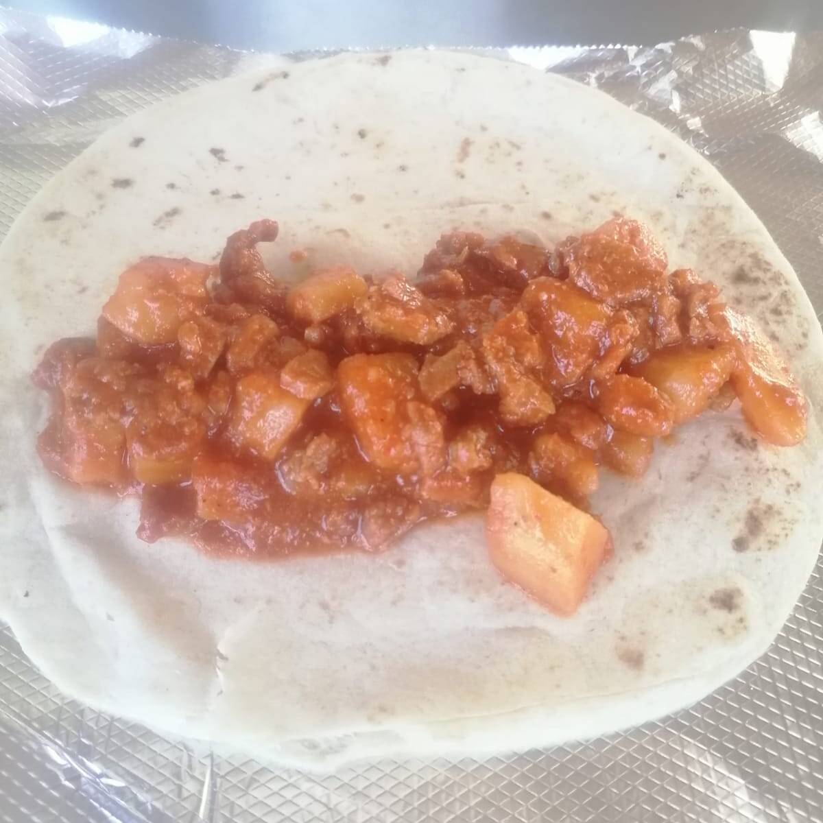 Burro de Res en Salsa Verde