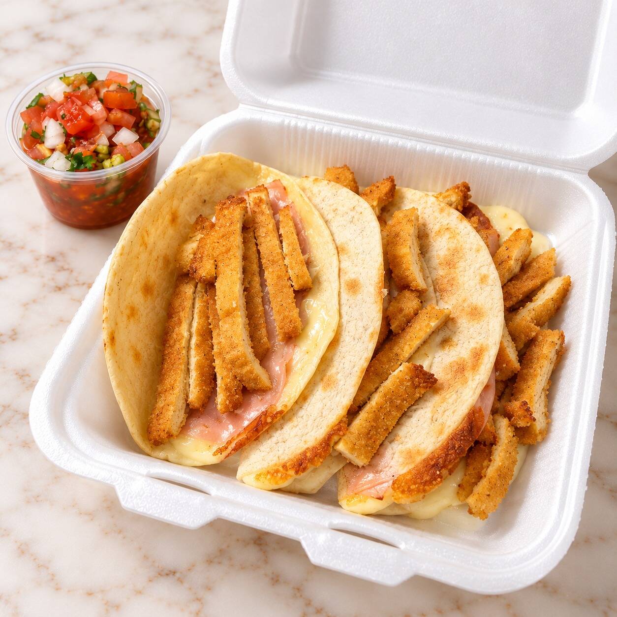Sincronizadas con Milanesa