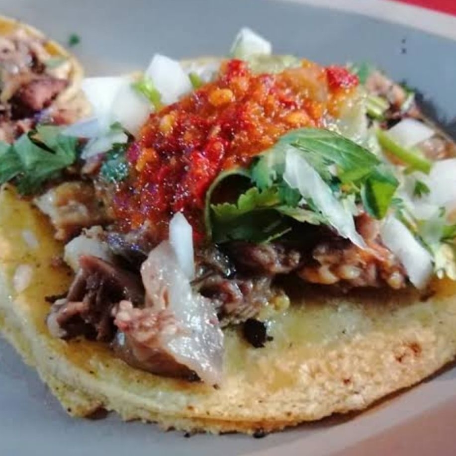 Taco de Ojo de Cabeza de Res