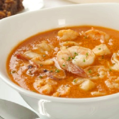Cazuela de Camarón y Pescado de Mar - Típico