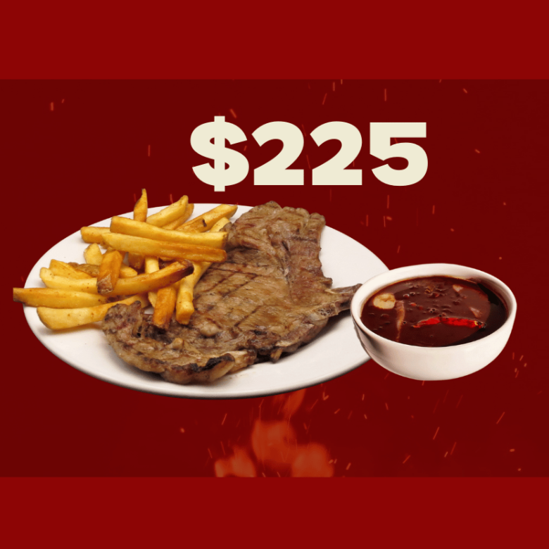 Costilla con Papas y Primer Tiempo