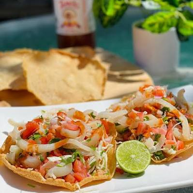 Tostada de CUERITOS