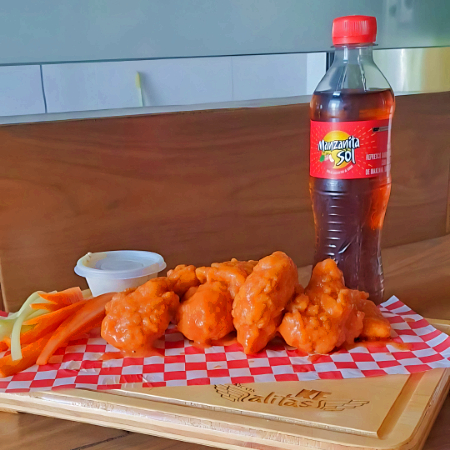 Combo DIDI Food (8 Alitas u 8 Bonelles + Refresco)