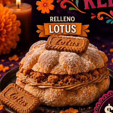 PAN RELLENO LOTUS