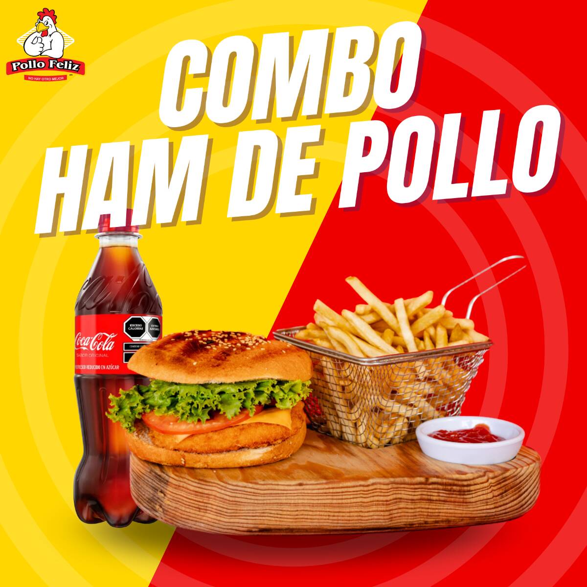 Combo Hamburguesa de Pollo
