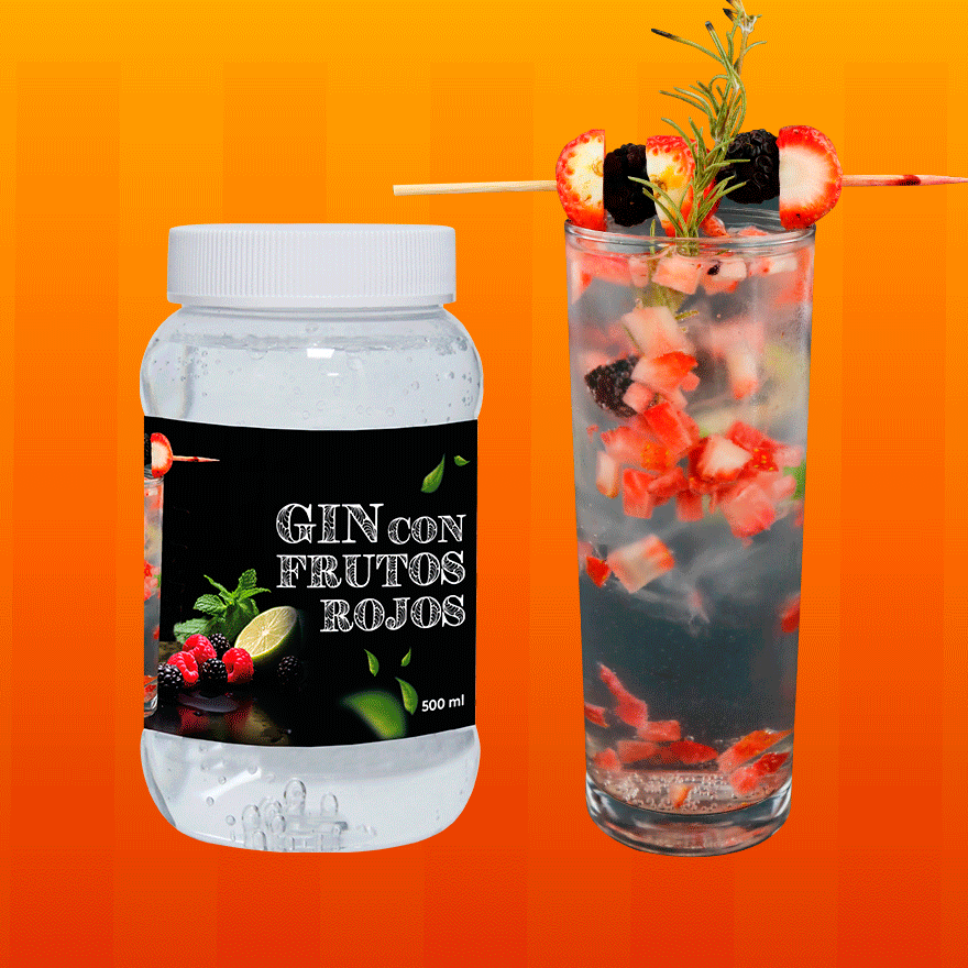 Gin Con Frutos Rojos 500ml