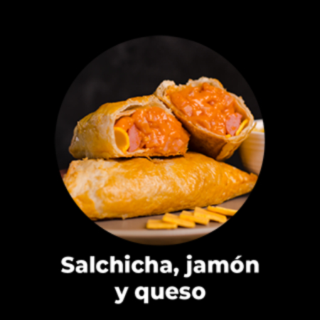 Salchicha, Jamón y Queso