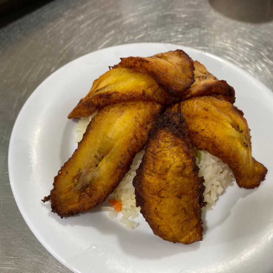 Arroz con Plátano Frito