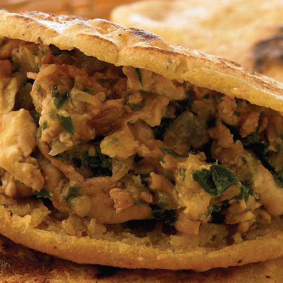 gordita frita de bistec