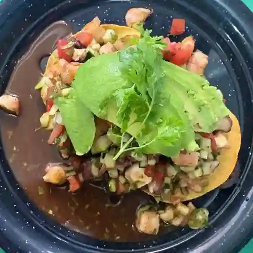 Ceviche El Tradicional Tostada