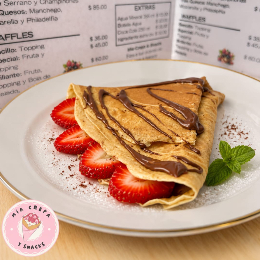 CREPA NUTELLA CON FRESA