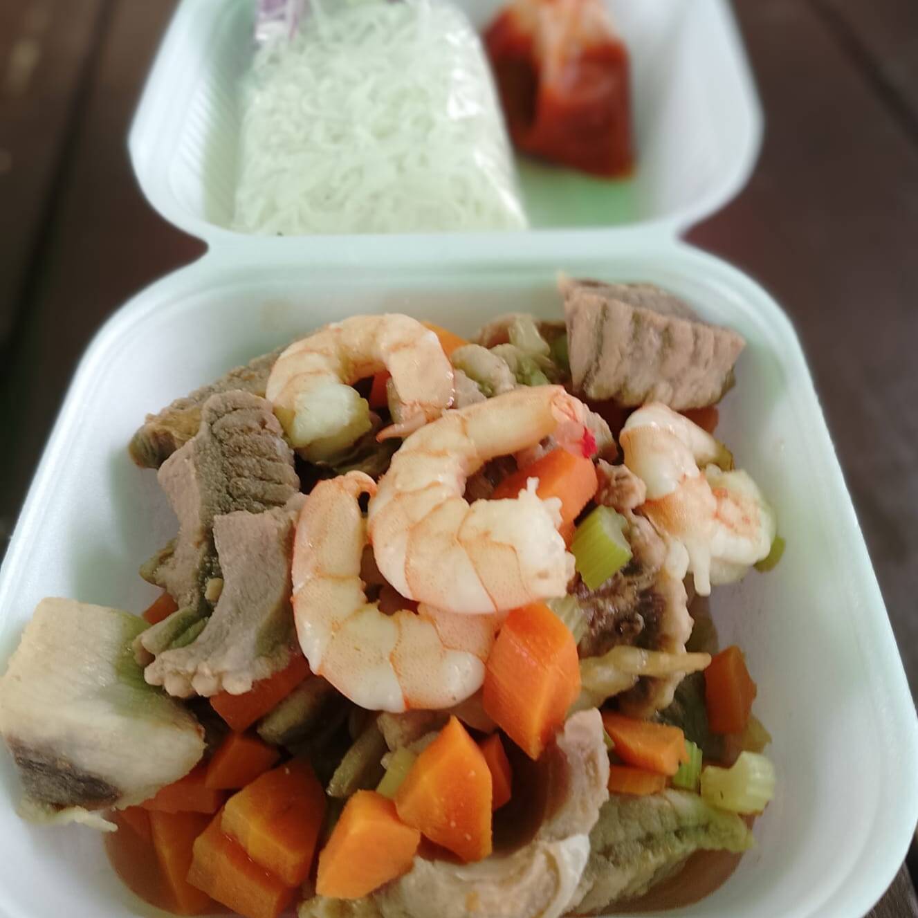 Taco de Manta y Camarón