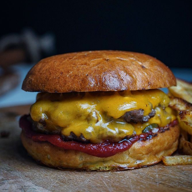 Hamburguesa Doble Carne Hawaiana