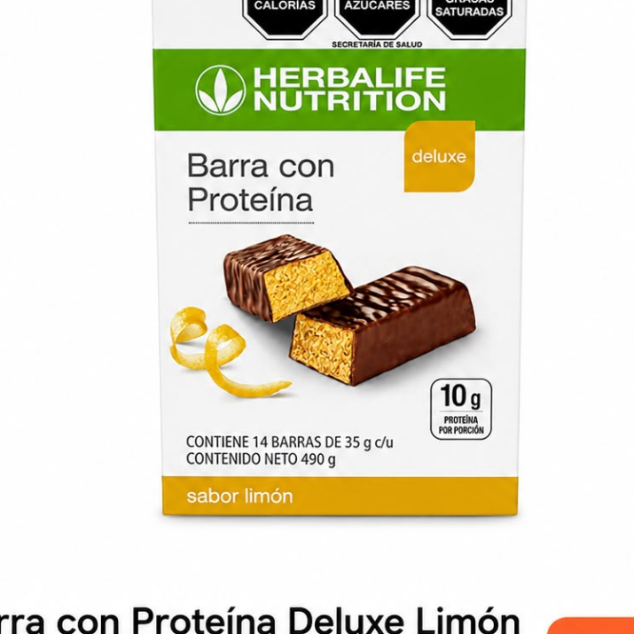 Barra Proteina Deluxe Sabor Limón