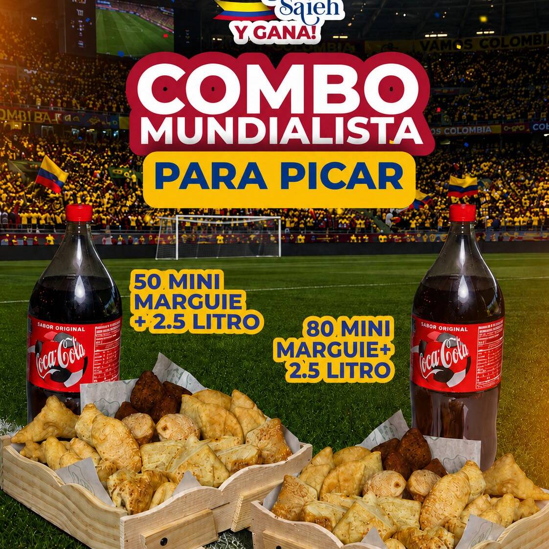 Combo Mundialista para Picar