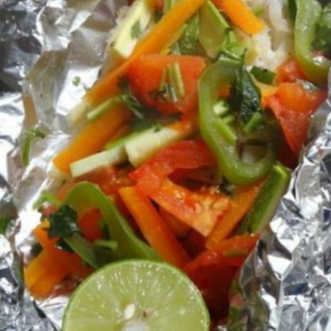 Enchiladas con Filete de Pescado Empapelado