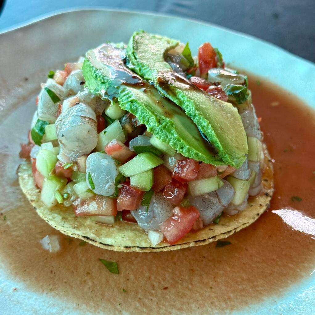 TOSTADA CEVICHE PESCADO