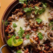 Alambre de Chorizo, 1 Agua de Sabor