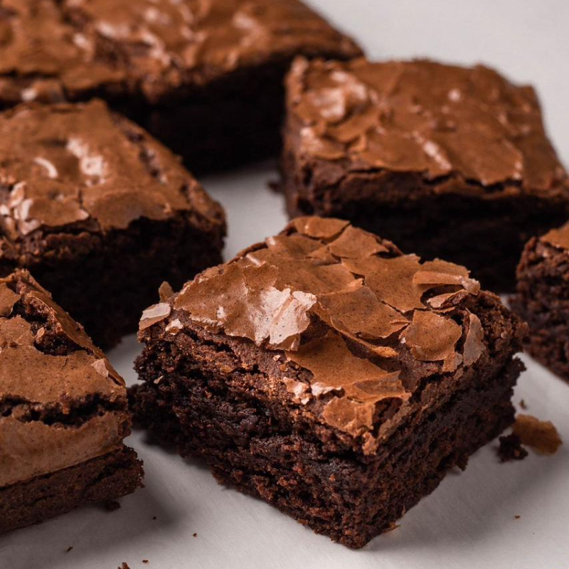 1 pedaço de brownie artersanal