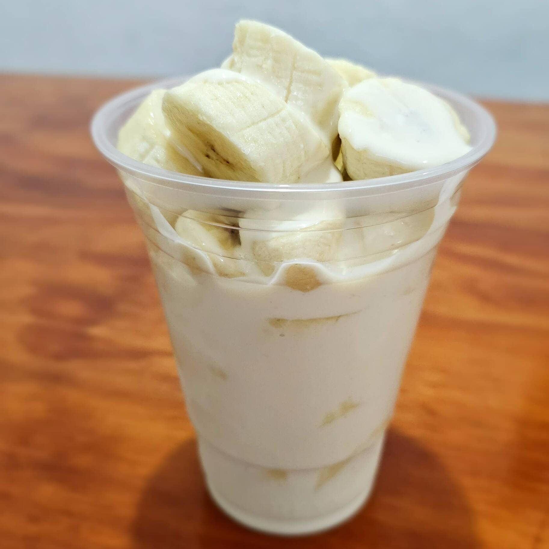PLATANO CON CREMA VASO 14oz
