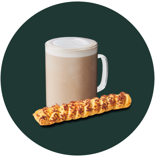Chai Latte & Palito de Queso