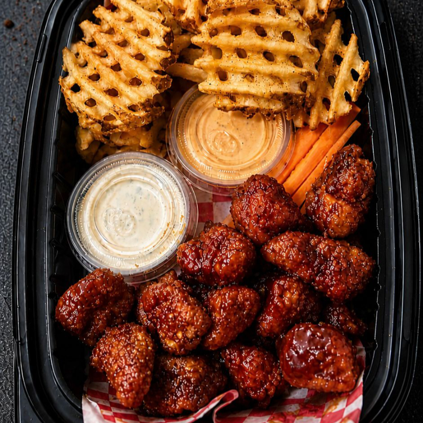 Boneless con Papas