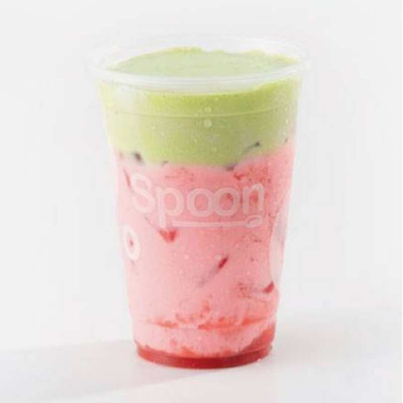 Strawberry Matcha Latte