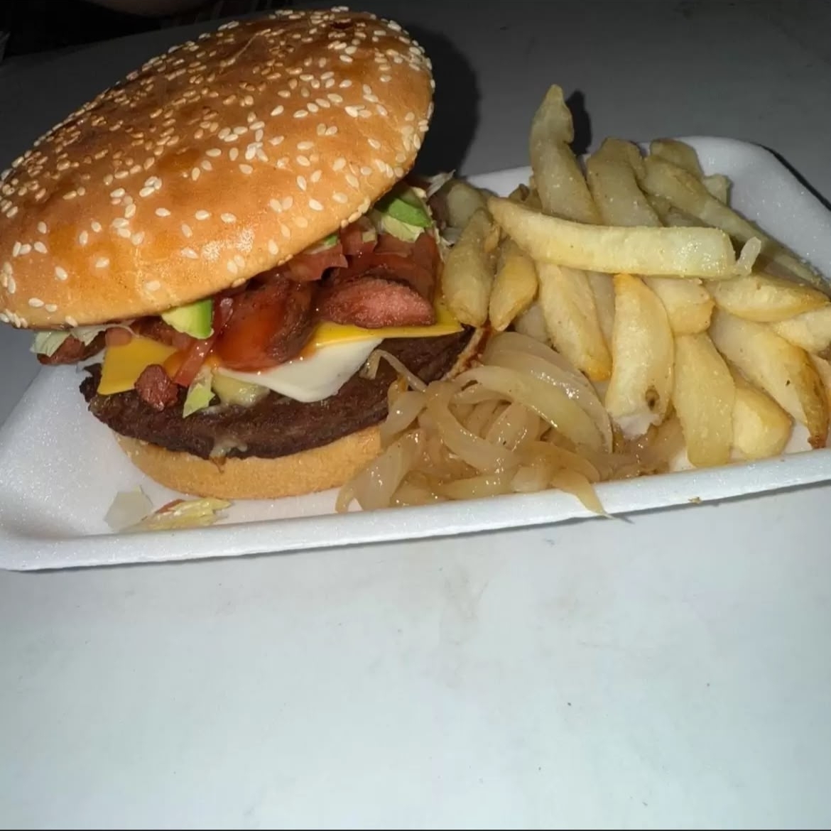 Hamburguesa 3 Quesos